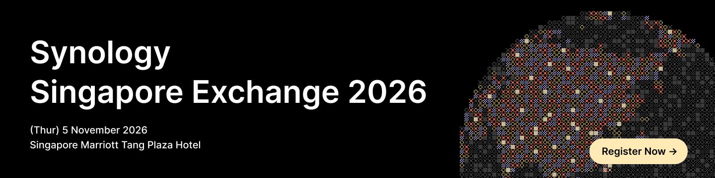 event banner for Synology Singapore Exchange 2026